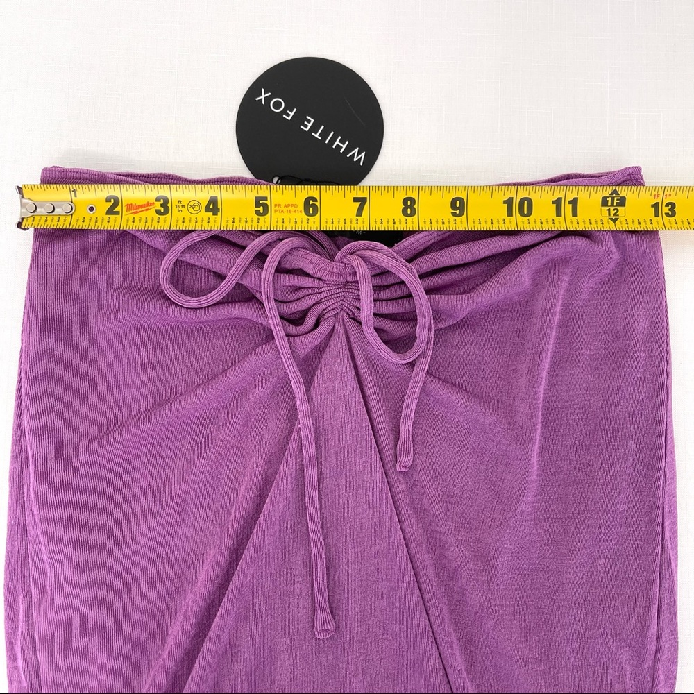 WHITE FOX BOUTIQUE So Romantic Drawstring Set PURPLE 2 piece stretchy M … - Picture 12 of 12